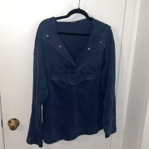 Zara hoodie, navy blue, M